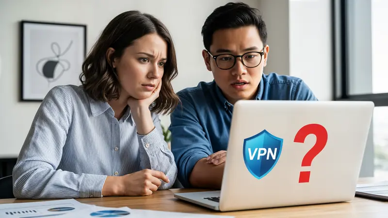 What is a VPN explained with visual diagram